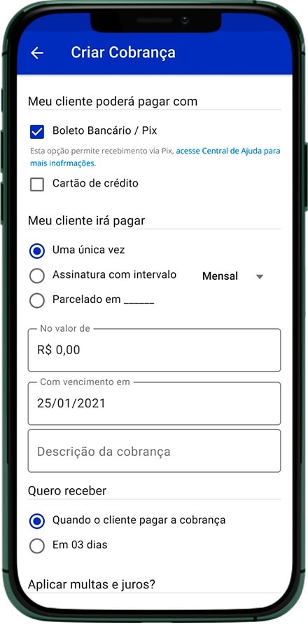 aplicativo para receber pagamentos sem maquininha