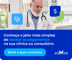 Conheça o jeito mais simples de escalar os pagamentos na sua clínica ou consultório. Baixe o guia completo.