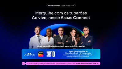 Asaas patrocina 10ª temporada do Shark Tank Brasil.