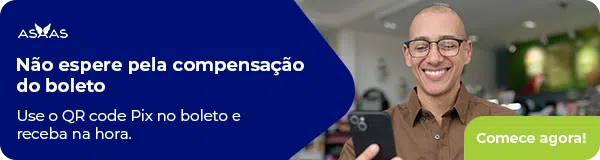Não espere pela compensação do boleto. Use o QR code Pix no boleto e receba na hora. Comece agora!