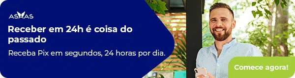 Receber em 24h é coisa do passado. Receba Pix em segundos, 24 horas por dia. Comece agora!