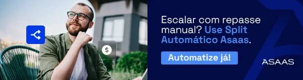 Banner split de pagamentos Asaas