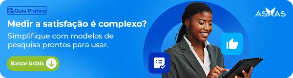 Medir a satisfação é complexo? Simplifique com modelos de pesquisa prontos para usar. Baixar grátis!