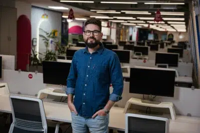 Eduardo Kruger, CPO do Asaas, na sede da empresa Asaas.