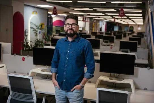 Eduardo Kruger, CPO do Asaas, na sede da empresa Asaas.