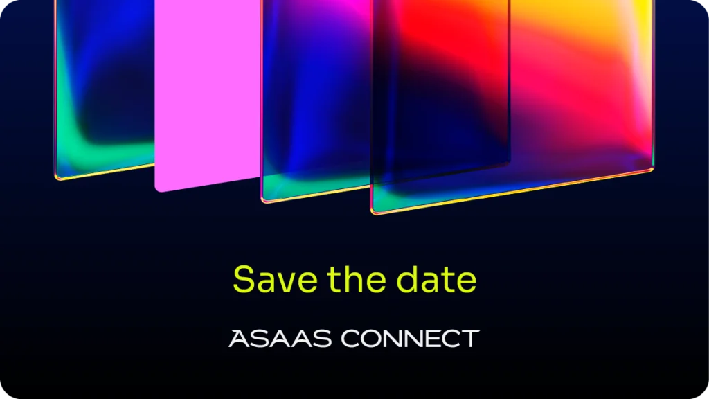 Save the date Asaas Connect 2026