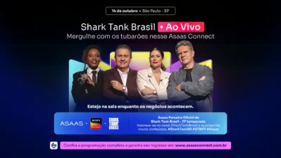 Shark Tank Brasil no asaas connect 2026